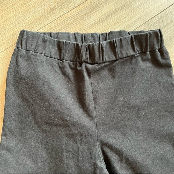 COS Black Pull On Trousers, Slim Fit Straight Leg Elasticized Waist, Size 6 - Picture 4 of 10